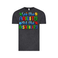 Vintage Black see the ability not the disability Vintage Tee - Artiststas