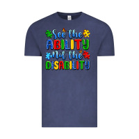 Vintage Denim see the ability not the disability Vintage Tee - Artiststas