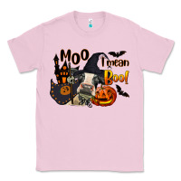 Bubblegum Pink Moo I Mean Boo Holstein Cow Classic Tee - LillyAllenDesigns