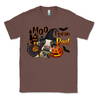 Chestnut Moo I Mean Boo Holstein Cow Classic Tee - LillyAllenDesigns