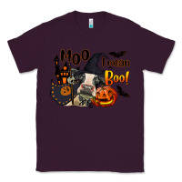 Plum Moo I Mean Boo Holstein Cow Classic Tee - LillyAllenDesigns
