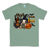 Sage Moo I Mean Boo Holstein Cow Classic Tee - LillyAllenDesigns