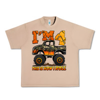 Burro i'm four this is how i roll monster truck birthday Urban Heavy Tee - Jasminsmagicworld