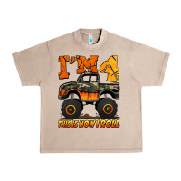 French Oak i'm four this is how i roll monster truck birthday Urban Heavy Tee - Jasminsmagicworld