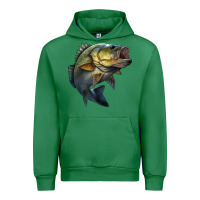 Emerald jumping bass Urban Hoodie - LillyAllenDesigns