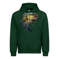 Foreset Green jumping bass Urban Hoodie - LillyAllenDesigns