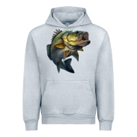 Heather Grey jumping bass Urban Hoodie - LillyAllenDesigns