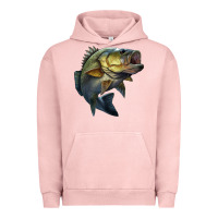 Pigment Salmon jumping bass Urban Hoodie - LillyAllenDesigns