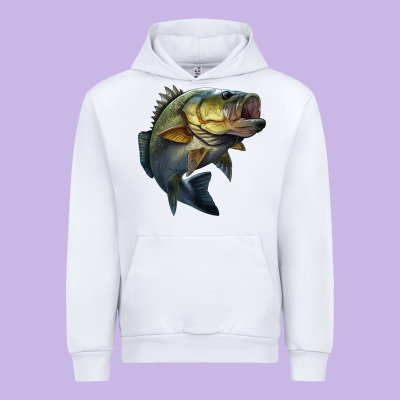 Jumping Bass Urban Hoodie Designed By Lillyallendesigns