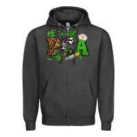 Charcoal Heather St. Patrick's Day PCA Zipper Hoodie - OliviaCreatesArt