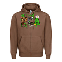 Chestnut St. Patrick's Day PCA Zipper Hoodie - OliviaCreatesArt