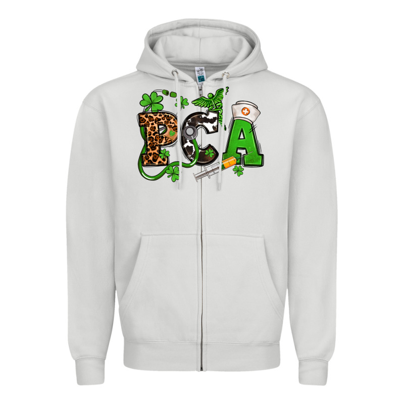 St. Patrick's Day Pca Zipper Hoodie by OliviaCreatesArt | Teevron