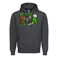 Smoke St. Patrick's Day PCA Zipper Hoodie - OliviaCreatesArt