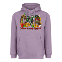 Lavender christmas cna certified nursing assistant Heavyweight Hoodie - FaDigitalArtStudio