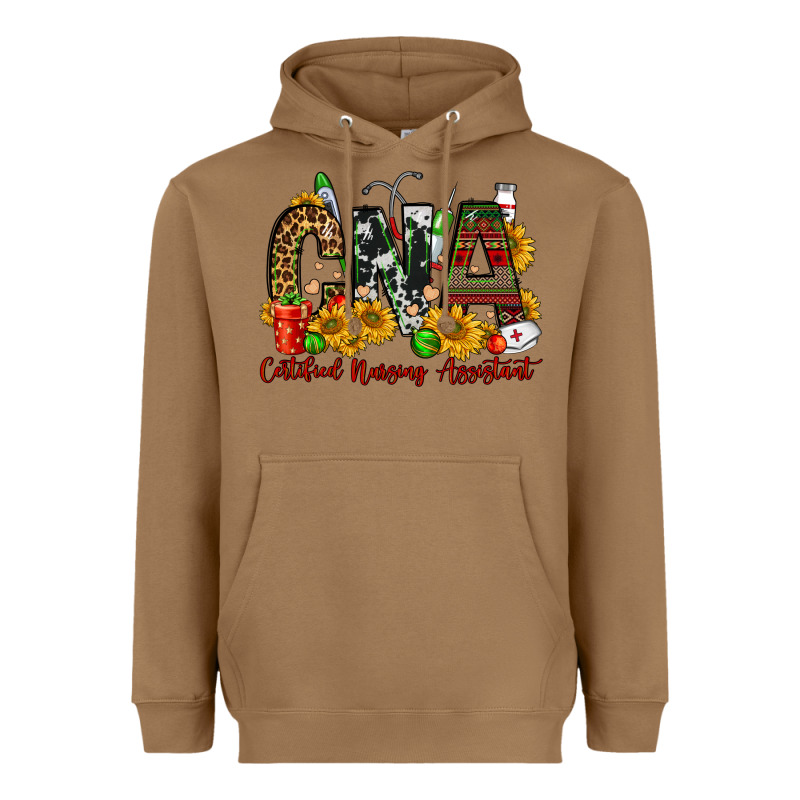 Christmas Cna Certified Nursing Assistant Heavyweight Hoodie by FaDigitalArtStudio | Teevron