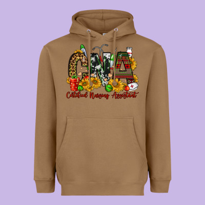 Christmas Cna Certified Nursing Assistant Heavyweight Hoodie Designed By Fadigitalartstudio