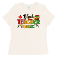 Bone black teacher magic juneteenth Ladies Tee - MaliasSmallBusiness