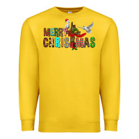 Lemon Merry christmas cross Premium Sweatshirt - FaDigitalArtStudio