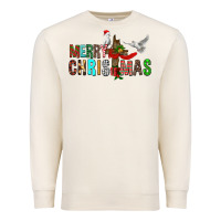 Sandshell Merry christmas cross Premium Sweatshirt - FaDigitalArtStudio