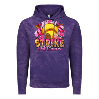 Cloud Purple strike out cancer softball Vintage Hoodie - Artiststas