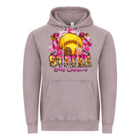 Vintage Zinc strike out cancer softball Vintage Hoodie - Artiststas