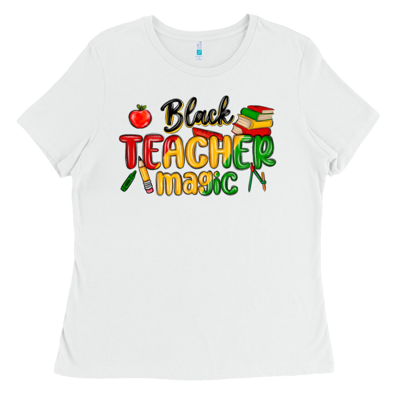 Black Teacher Magic Juneteenth Ladies Tee by MaliasSmallBusiness | Teevron