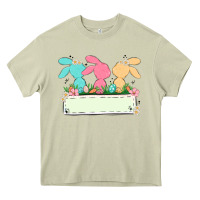 Mossy easter bunny trio Heavy Core Tee - MaliasSmallBusiness