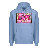 Colony Blue Hope Breast Cancer Premium Hoodie - FaDigitalArtStudio