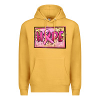 Mustard Hope Breast Cancer Premium Hoodie - FaDigitalArtStudio