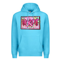 Ocean Blue Hope Breast Cancer Premium Hoodie - FaDigitalArtStudio