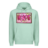 Seafoam Hope Breast Cancer Premium Hoodie - FaDigitalArtStudio