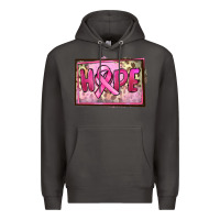 Smoke Hope Breast Cancer Premium Hoodie - FaDigitalArtStudio