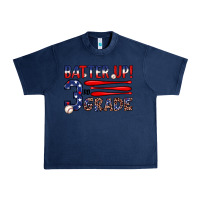 Navy batter up 3rd grade Urban Heavy Tee - JahusDesignShop