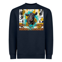 Navy black angus Heavyweight Sweatshirt - TumblerDesignByShophia