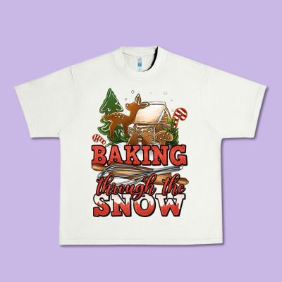 Baking Through The Snow Urban Heavy Tee Designed By Jasminsmagicworld