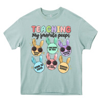 Arona teahing my favorite peeps Heavy Core Tee - MaliasSmallBusiness