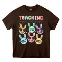 Chocolate Brown teahing my favorite peeps Heavy Core Tee - MaliasSmallBusiness