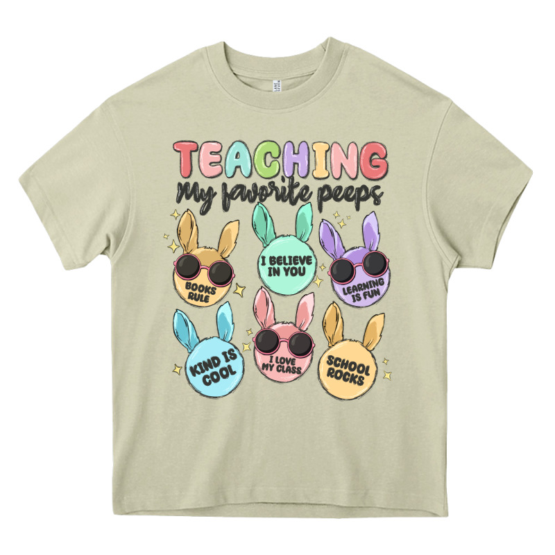 Teahing My Favorite Peeps Heavy Core Tee by MaliasSmallBusiness | Teevron