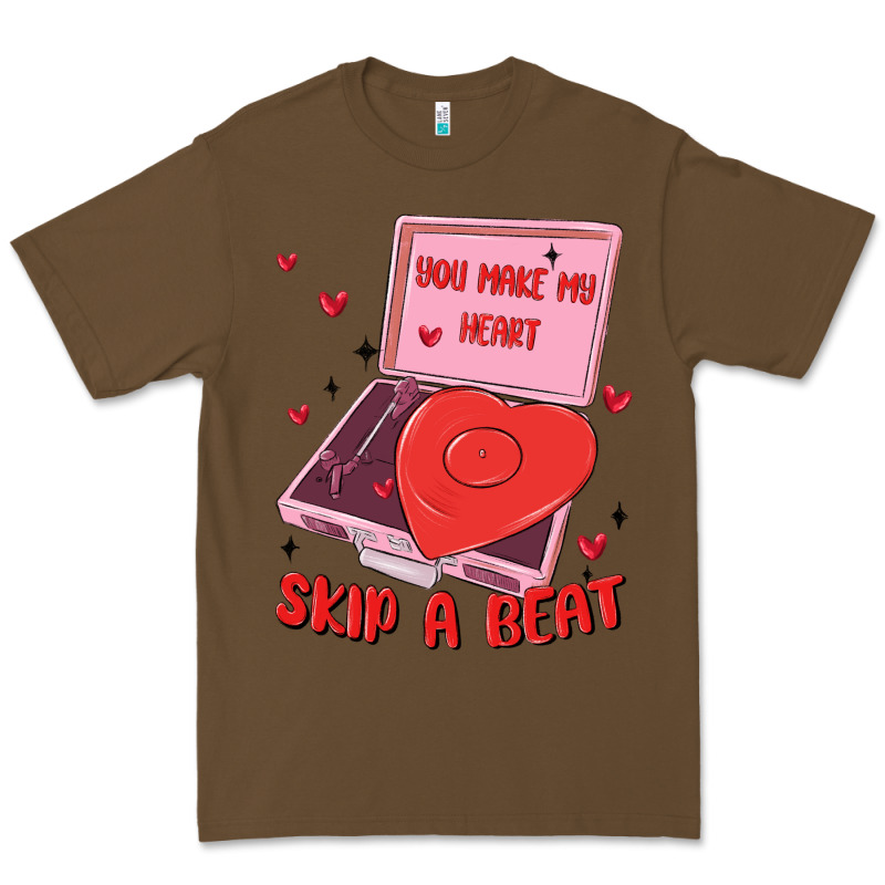 Heart Record Player Premium Tee by MaliasSmallBusiness | Teevron