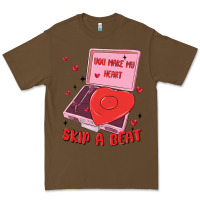 Cacao heart record player Premium Tee - MaliasSmallBusiness