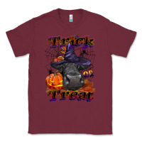 Burgundy Trick Or Treat Black Angus Heifer Classic Tee - LillyAllenDesigns