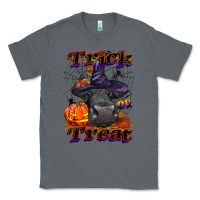 Charcoal Heather Trick Or Treat Black Angus Heifer Classic Tee - LillyAllenDesigns