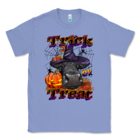 Colony Blue Trick Or Treat Black Angus Heifer Classic Tee - LillyAllenDesigns