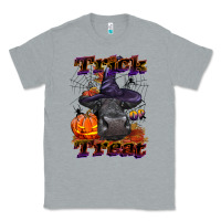 Heather Grey Trick Or Treat Black Angus Heifer Classic Tee - LillyAllenDesigns
