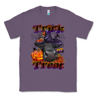 Lavender Trick Or Treat Black Angus Heifer Classic Tee - LillyAllenDesigns