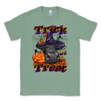 Sage Trick Or Treat Black Angus Heifer Classic Tee - LillyAllenDesigns