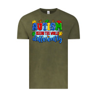 Vintage Olive autism seeing the world differently Vintage Tee - Artiststas