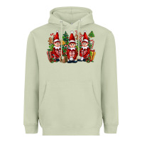 Matcha Christmas Elfs Heavyweight Hoodie - FaDigitalArtStudio