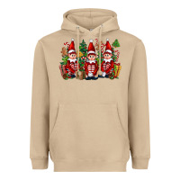 Mushroom Christmas Elfs Heavyweight Hoodie - FaDigitalArtStudio