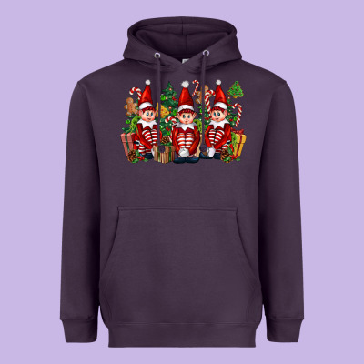 Christmas Elfs Heavyweight Hoodie Designed By Fadigitalartstudio